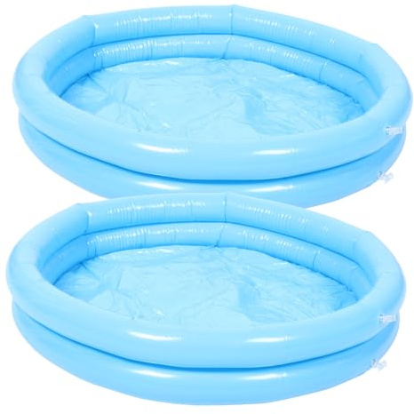 VICASKY 2 Pairs Inflatable Foot Bath Basin Set with Pump Portable Foot Soaker for Pool Spa Relaxation Foldable Design for Family Use and