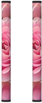 yujhopp Bella stampa rosa copertura maniglia frigorifero, lavabile elettrodomestici da cucina guanti per forno a microonde lavastoviglie frigorifero porta coperture protettive (confezione da 2)