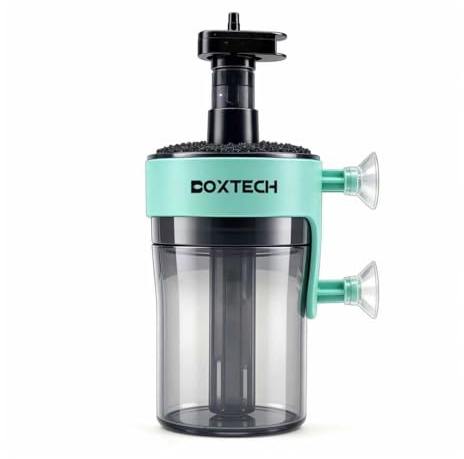 boxtech Filtro Nano-Interno per Acquario, Filtro Silenzioso per Acquario con Media Filtranti, Filtro Spugna Compatto per Gamberetti, Betta e Serbatoio di Allevamento