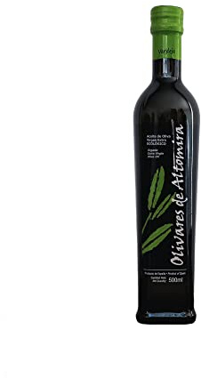 Aceite de oliva Virgen Extra 500ml AOVE ECOLOGICO Primer prensado en frio Cosecha temprana Rico en Biofenoles Rico en Oleocanthal
