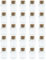WYAN 25Pcs 4ML kleine Glasflasche,Mini Glasflaschen mit Korken,Luftdichte Flaschen mit Korken,Als Gastgeschenk Hochzeitsdeko Gewürzgläser