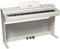 Woodbrass DP2 Piano Numérique Meuble Bluetooth Blanc, Clavier toucher lourd réaliste 88 touches, Piano électrique élégant pour débuter ou se perfectionner avec 3 pédales + support