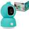 Lionelo Babyline View Caméra de surveillance pivotante à 330° Contrôlée par application Écoute-bébé électronique Bidirectionnelle Communication Détecteur de mouvement Température Mode nuit CryDetector