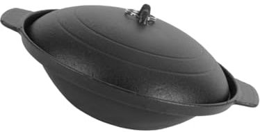 Mikinona Cast Iron Clay Pot Chicken Pot Heat-resistant for Braised Chicken Cooking at Home