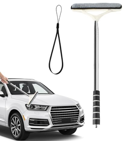 Strumento Pulitore Per Parabrezza Auto - Pulitore Vetri Auto - Spazzola Antiappannamento Retrattile Tergicristallo per Pulizia Polvere Manutenzione Veicolo e Specchi Casa