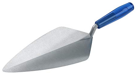 Bon 72-576 Brick Trowel Keystone Forged 12-inch Narrow London Plastic Handle