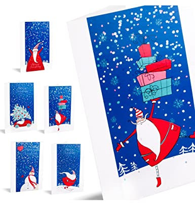 UNICEF - Pack de 10 Cartes de Noël,Santa Stories