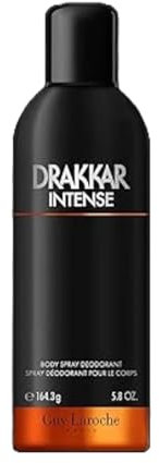 Guy Laroche Drakkar Intense, Spray Corporal para Hombre, Aroma Sensual, Vibrante y Masculino, Con Bergamota, Lavandín y Musgo, 200ml