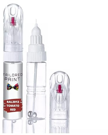 RAL3013 Tomato Red Multi Surface Touch Up Paint Pen All in 1 Interior & Exterior Wood, Metal, Plastic, uPVC, Ceramic All Weather Egg Shell 30% Sheen