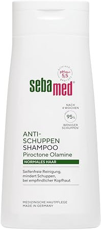 Sebamed Shampoo antiforfora da 400 ml, fino al 95% in meno di forforfora dopo solo 4 settimane, per capelli normali, adatto per il lavaggio quotidiano, shampoo per forfora per uomini e donne