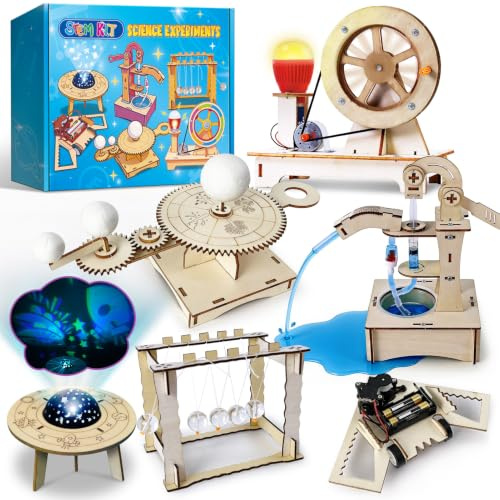 UNGLINGA STEM Jouet expériences pour enfants à partir de 8 ans, kit de construction cadeau