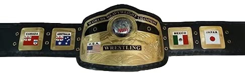 Replik NWA Championship Belt Erwachsenengröße, Metallplatten, multi, 50 INCH LONG