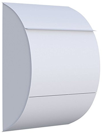 Briefkasten, Design Wandbriefkasten Jumbo Weiß - Bravios