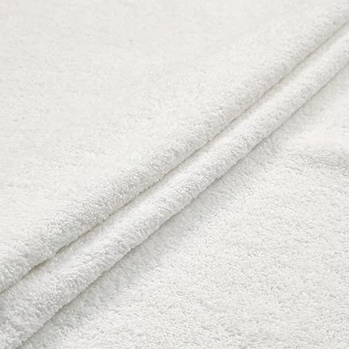 Panini Tessuti, Tessuto di Spugna di Cotone - Venduto al Mezzo Metro, 1 qtà = 50 cm; 2 qtà = 100 cm - Ideale per confezionare Asciugamani, Bavaglini, Accappatoi, Teli Mare