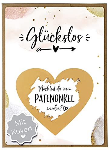 Joli Coon skrapkort gudmor fråga med kuvert – vill du vara min gudmor