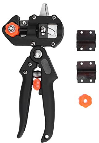 Tijera de jardinería de Baxnore, tijeras de poda de acero inoxidable, tijeras para injertar injerto de jardín para resistir el jardín, cortes de recorte de árboles de frutas para