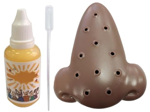 Giocattolo per schioccare i brufoli, divertente giocattolo per schioccare i brufoli sul naso con 30 ml ricaricabile e contagocce, set riutilizzabile per alleviare lo stress per bambini adulti, schioc