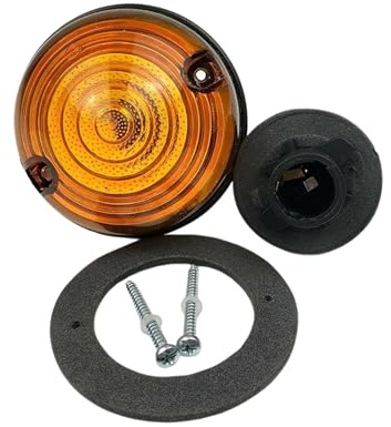 ACC Parts Indicator Lamp Unit Front Compatible with Land Rover Defender 90 110 130 1994 Onwards VIN MA940005 Front Signal Light with Amber Lens OEM No LR048188G