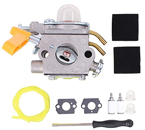 HouYeen Carburettor Kit for Ryobi RBC30SESA RBC30SBSA RHT2660DA RLT30CESA ORLT30PRT Grass Trimmer Carb Carburetor Air Fuel Filter Tool Set