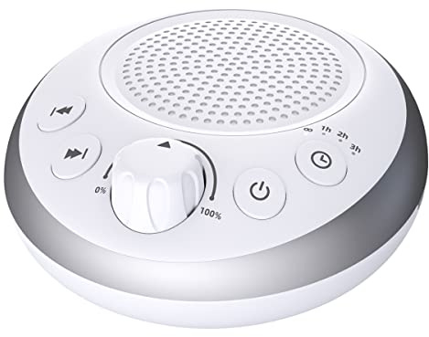 Loud Pink Noise Sound Machine White Brown Noise Sleep Machine Nostop 30 Soothing Sounds for Baby Kids Adults Sounds Machine 36-Level Vol Auto-Off Timer Memory Function for Home Travel Office