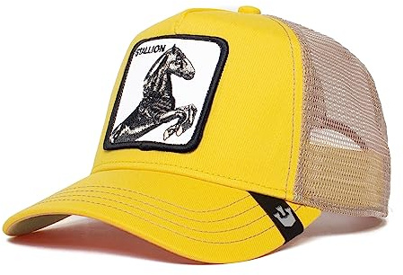 Goorin Bros Gorra de Camionero The Stallion, Amarillo, Amarillo, Talla única