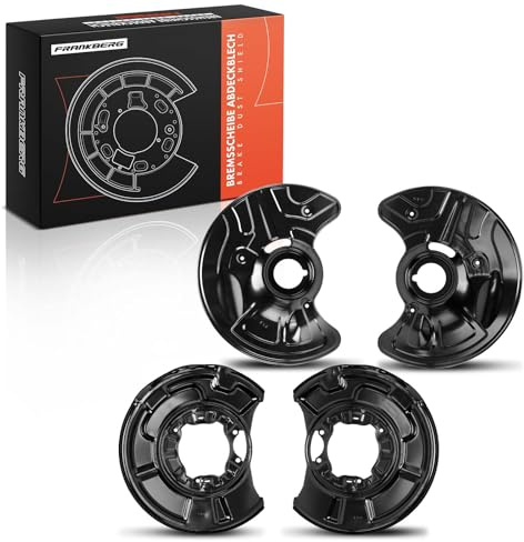 Frankberg 4x Placa de anclaje del disco de freno Delantero Trasera Compatible con CLS C219 CLS280-CLS350 3.0L 3.5L 2004-2010 Clase E W211 E200-E420 2.2L-4.0L 2002-2008 Replace# A2304201444