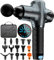 Massagepistole Massage Gun Elektrisches Massagegerät, Muskel Massagepistole mit 15 Massageköpfen, Handmassagegerät für Nacken Schulter Tiefen(Carbon)