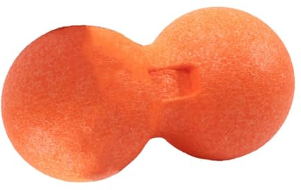 ibasenice Palla da Massaggio Doppia a Forma di Arachide Massaggiatore per Tessuti Profondi Rullo Massaggiante per Collo Schiena e Gambe Palla per Doppia Mobilità senza Odori Chimici