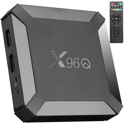Boitier TV Box Android10.0 2GB/16GB Mini Smart TV Box Allwinner H313 Quad Core WiFi,4K HD,100M LAN Enternet 2.4G H.265 Lecteur Multimédia