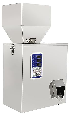 Powder Filling Machine, 1-200g Multifunction Automatic Filling and Packing Machine, 110V Powder Filler Particle Dispenser for Tea Seeds Grains Powder Flour Beans Glitter