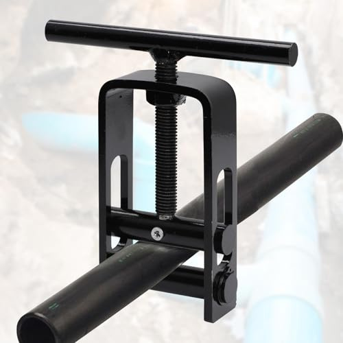 Herramienta de Sujeción Para Tuberías de Agua,Manual Tubería de Cierre 0-32mm de Apertura,Herramientas de Fontanería para Aislar Tuberías Principales de Plástico MDPE/PE/PP/PVC Tubería de Goma
