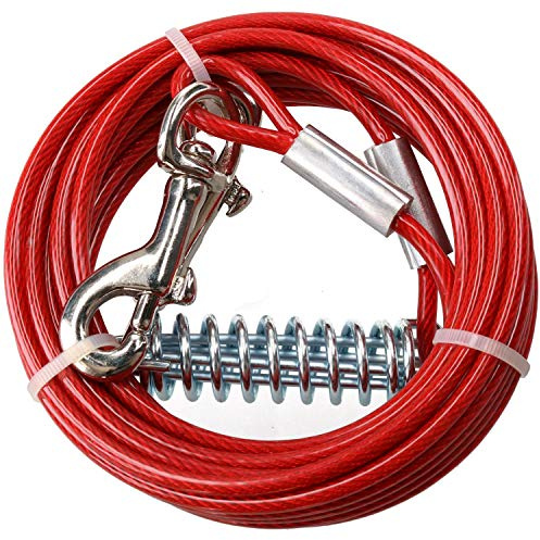 Cable de amarre para perros resistente a la intemperie de 6 m