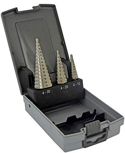 TIVOLY GROUP MOA60106 Coffret 3 forets HSS Conique étage Ø4>30 mm TIVOLY-11448670001