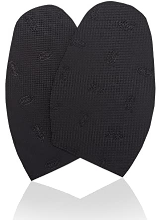 Save Your Sole - Vibram Sole Replacement & Repair, Black Shoe Sole Protector Women Shoes, Shoe Protector with Anti Slip Shoe Grips, Shoe Soles for Women (Half Size, Rubber)
