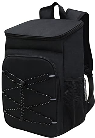AUXDIQ Sac à Dos Isotherme 19L Sac à Dos de Pique-Nique Sac Thermique Portable pour Déjeuner Sac Réfrigérant Sac à Dos Glacière