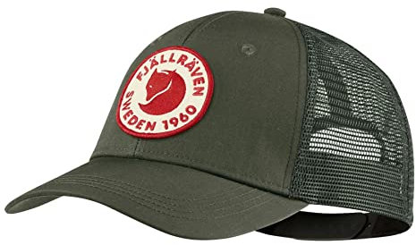 Fjällräven 78138-614 1960 Logo Långtradarkeps Hat Unisex Patina Green Größe S/M