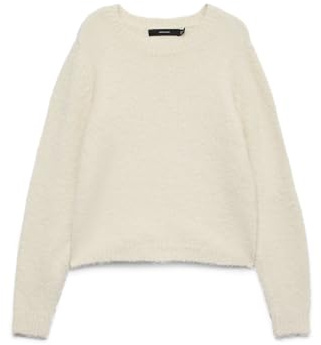 VERO MODA VMNOVAH LS O-Neck Jersey GA Noos, Abedul, M
