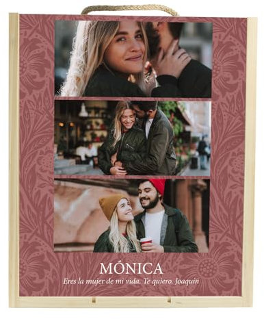 Caja Botella de Vino Personalizada (Caja para 3 Botellas)