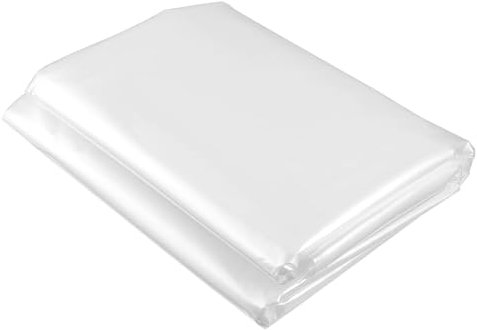 KZQXXT Film de serre 2 x 5 m, transparent, extra épais, indéchirable, panneaux en plastique pour fermes, jardins, jardinage, serre, tunnel