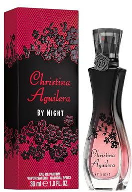 Christina Aguilera - By Night, Damen-Körperparfüm, mit Pfirsichblüte, blumiger, orientalischer und fruchtiger Duftnote, am besten geeignet für den Sommer, Parfum für Frauen
