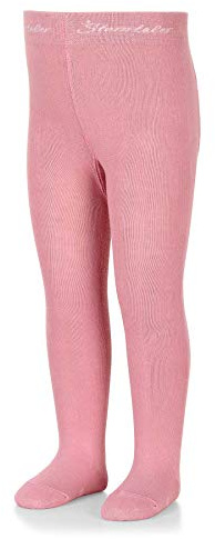 Sterntaler Strumpfhose uni - Baby und Kinder Strumpfhose mit hohem Baumwollanteil (90%) - hautsympathisch - bequeme Passform - pflegeleicht -Babykleidung ab Geburt - Größe 128, Farbe mattrosa