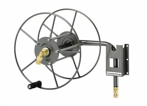 Dévidoir mural capacité 50 m de tuyau Haemmerlin