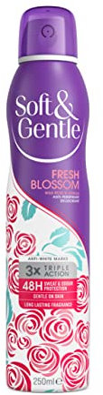 Soft & Gentle Fresh Blossom Antiperspirant Deodorant Spray, 250ml