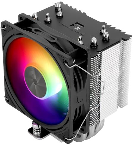 Thermalright Assassin X 90 SE ARGB CPU-Luftkühler,4 Heatpipes,TL-P9-S PWM ARGB Lüfter, Computer-Kühlkörper Kühler CPU, AGHP 4.0 Technologie,für AMD AM4 AM5/Intel LGA 1150/1151/1200/1700 (AX90 SE ARGB)