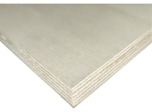 PACK OF 10 (Total 10 Units) - 2440mm x 1220mm x 24.0mm (8x4ft) Poplar Faced Plywood Birch Alternative Hardwood Ply
