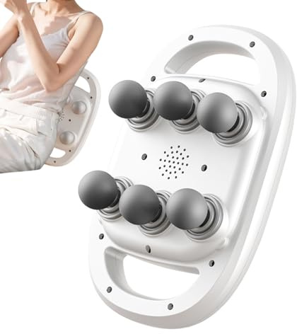 Strumento di massaggio a percussione, massaggiatore elettrico a 6 teste, 46,7 x 83,8 cm, dispositivo di silenzioso per tessuti profondi per gambe, braccia, vita e glutei