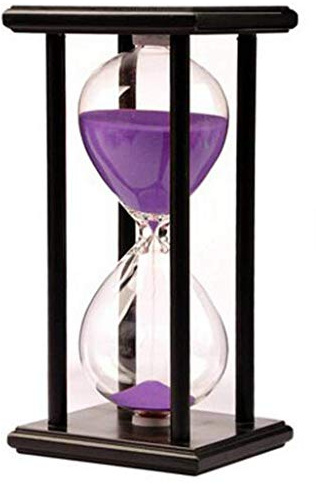 Hourglass for 60 Minutes Sandglass Timer for Home Office Festival School Game Sand Timer Sandglass Timer 60 Min
