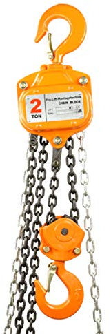 Pro-Lift-Werkzeuge 2000kg Kettenzug 3 m Hubhöhe Ratschenzug Hebezug Hebelzug Handkettenzug Kranzug 2000 kg Kran Kette Hebel 2 t