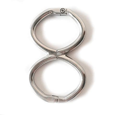 Handschellen aus Metall Handschellen Handschellen aus Edelstahl Schraubverschluss Erhältlich in Herren- und Damengrößen Zurückhaltung Bondage-Sets