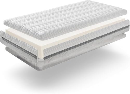 CABBEL Sweet Sleeps Babymatratze | Kindermatratze | 70x140 cm, Schadstoffgeprüft, Bezug waschbar, Sommer & Winterseite, Air Fresh 3D - Atmungsaktiv, Oeko TEX Zertifiziert